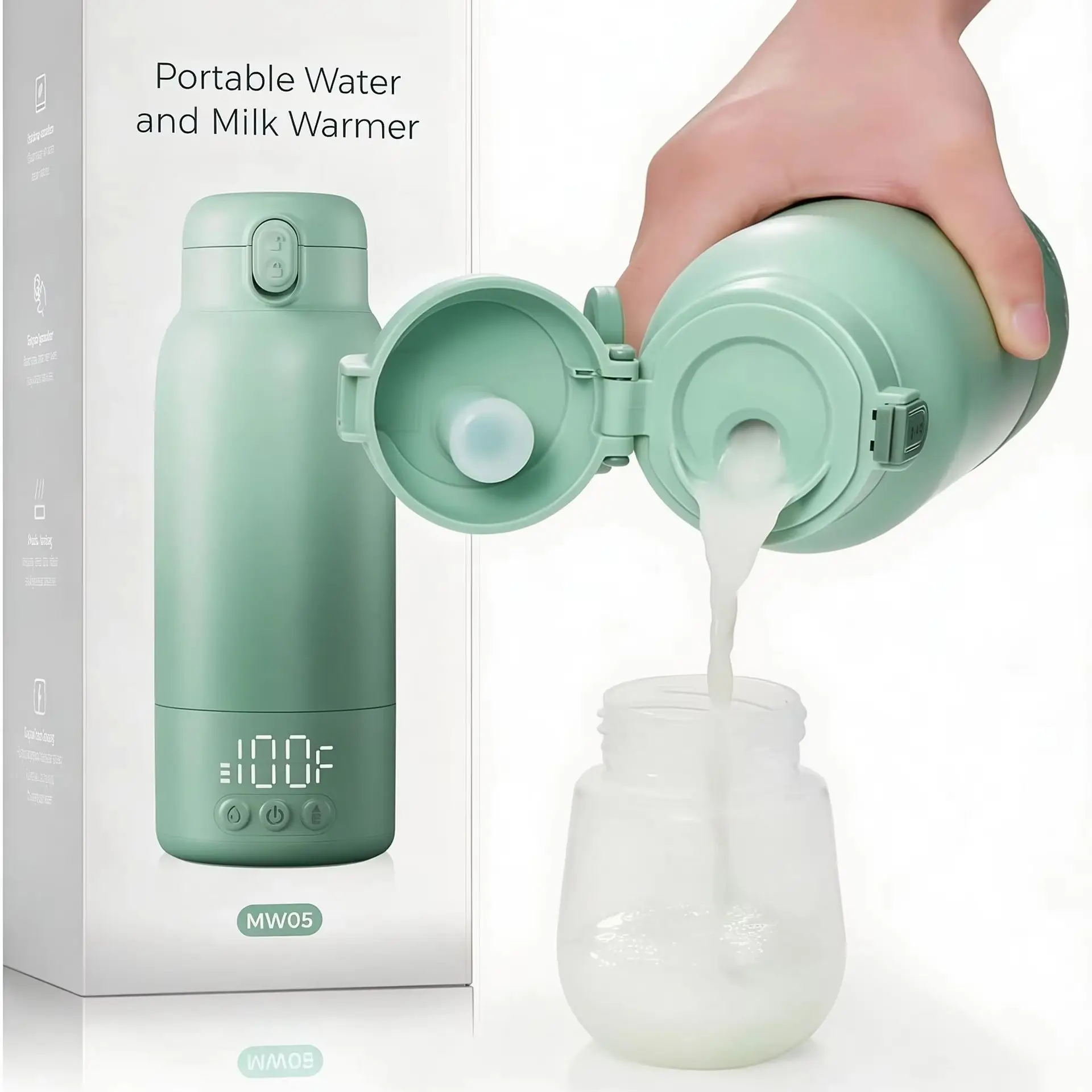 Baby Food Warmer - Przenośny podgrzewacz do butelek, idealny w
